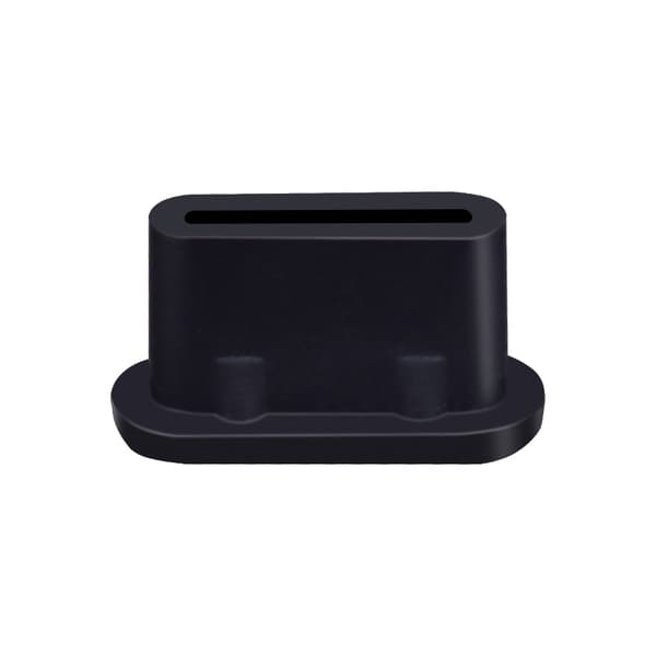 5-Pack Type-C støvplugger for telefoner og bærbare Type-C universelle støvplugger 0 Sort
