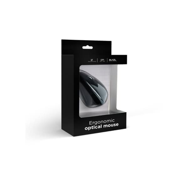 Hiiri usb optinen musta/ergonominen mus-ergo-01, Gembird