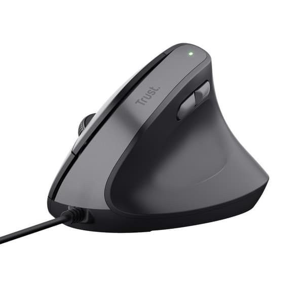 Mus usb optisk bayo ii/ergonomic sort 25144, Trust Sort