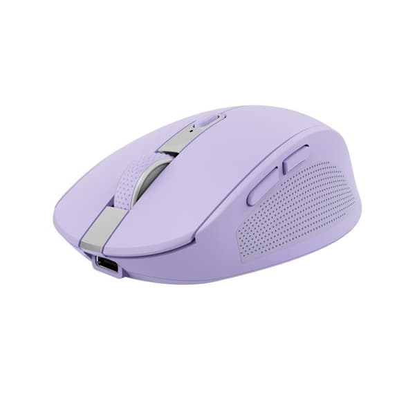 Mus usb optisk WRL ozaa/lilla 25384, Trust