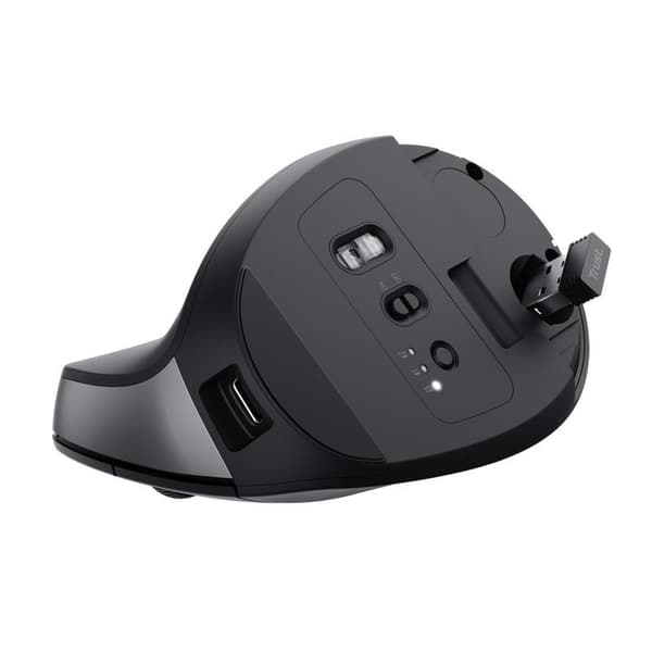 Mus usb optisk WRL bayo+/ergonomic blk 25146, Trust