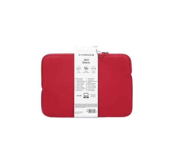 Vivanco notebook sleeve Neo 13-14", rød