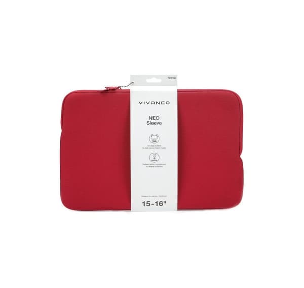 Vivanco notesbogstaske Neo 15-16", rød