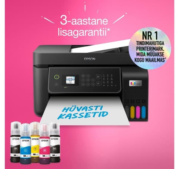 Allt-i-ett bläcktankskrivare EPSON EcoTank L5310, svart