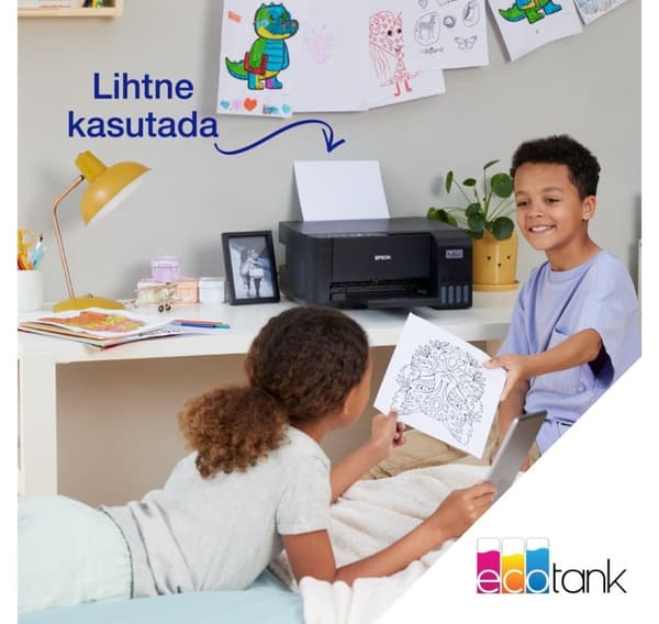 EPSON all-in-one mustesäiliötulostin EcoTank L3271, musta