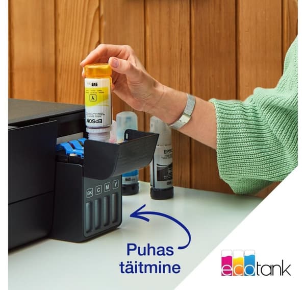 EPSON all-in-one mustesäiliötulostin EcoTank L3271, musta