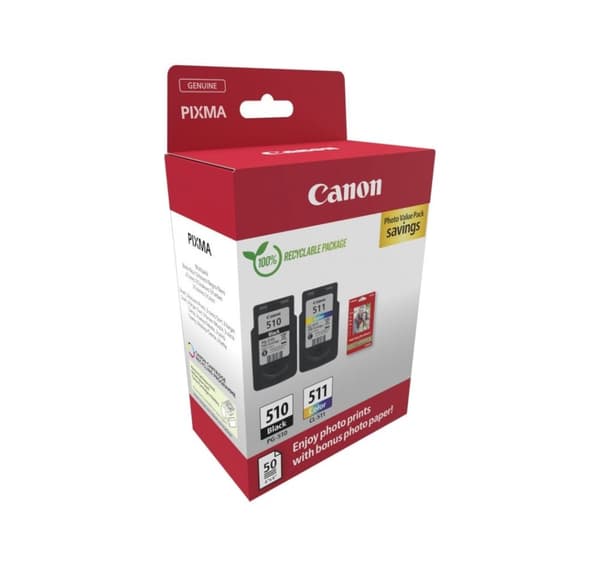 Canon blekkpatron PG-510/CL-511 Verdipakke