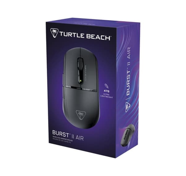 Turtle Beach trådlös mus Burst II Air, svart