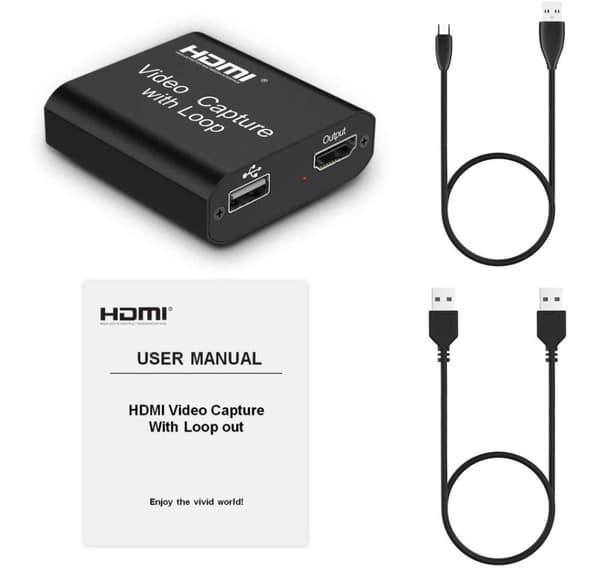 PremiumCord HDMI-videoopptak med loop