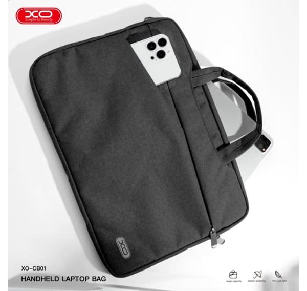 XO notebook-omslag CB01 14", svart