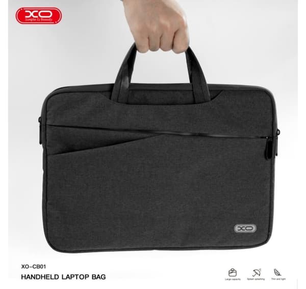 XO notebook-omslag CB01 14", svart
