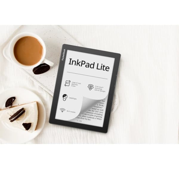 PocketBook e-läsare InkPad Lite 8GB, grå/svart