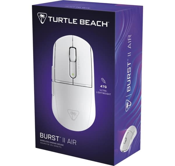 Turtle Beach trådlös mus Burst II Air, vit