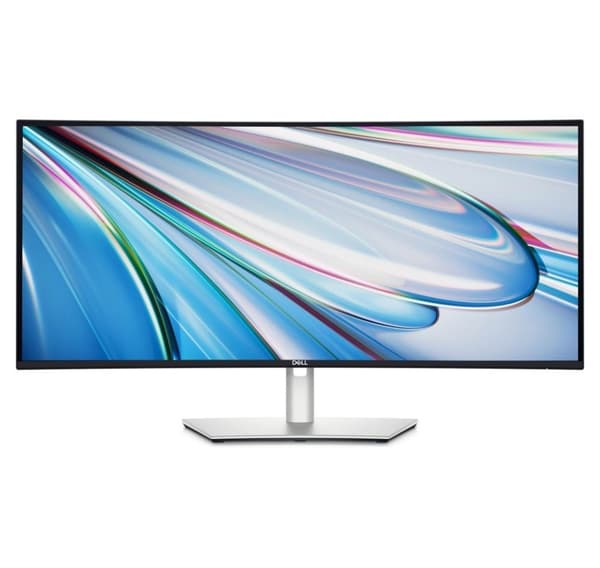 LCD-skærm, Dell, u3425we (34", buet/21 : 9, panel ips, 3440x1440, 21:9, 120 hz, mat, 8 ms, højttalere, drejelig)