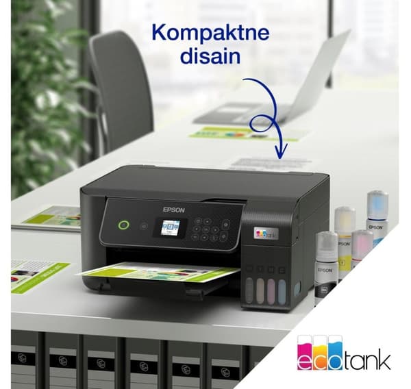 Allt-i-ett bläcktankskrivare EPSON EcoTank L3280, svart