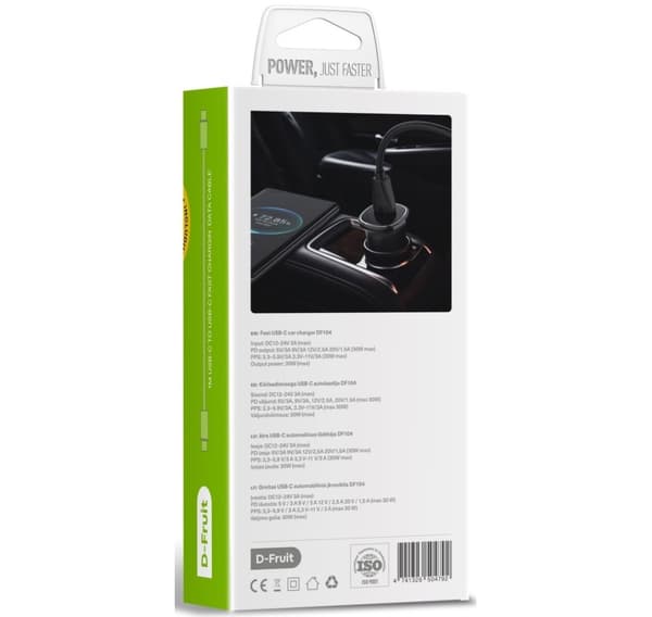 D-Fruit billader USB-C 30W (DF104)