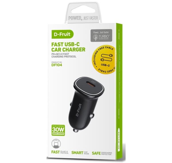 D-Fruit billader USB-C 30W (DF104)