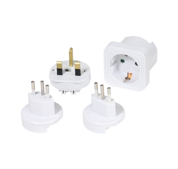 Vivanco rejseadapter Europa 4 stk (36217)