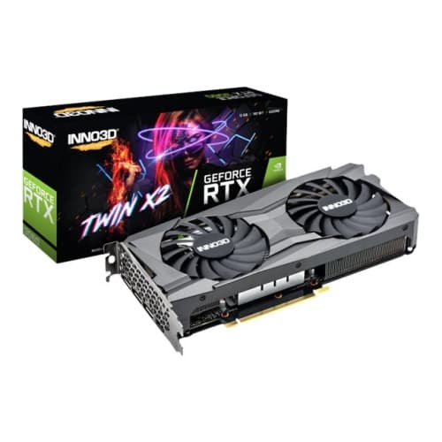 Inno3D GeForce RTX 3060 TWIN X2 - grafikkort - GF RTX 3060 - 12 GB Svart