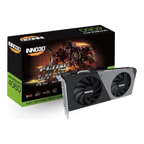 Inno3D GeForce RTX 4060 TWIN X2 OC - grafikkort - GeForce RTX 4060 - 8 GB