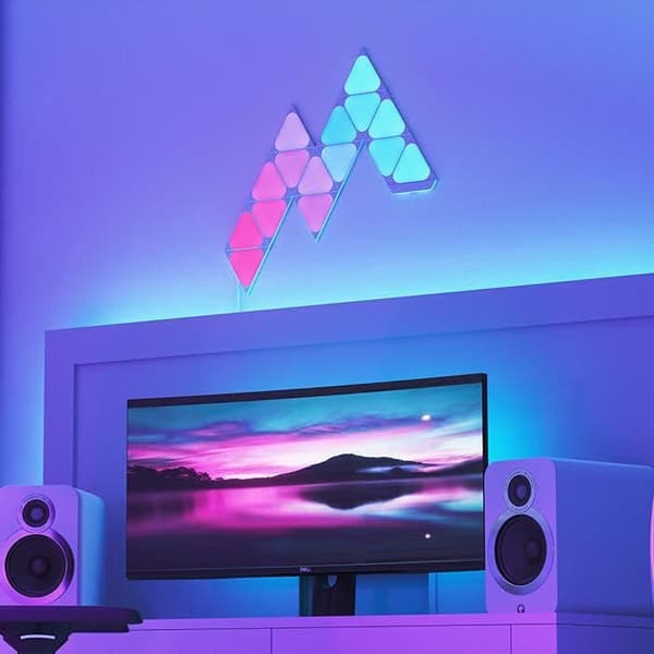 Set med 10 mini LED-paneler...