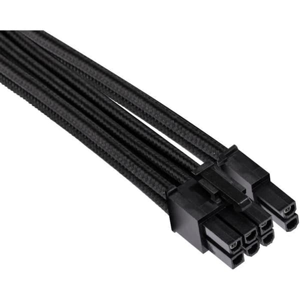 CORSAIR Premium PCIe-kablar (enkel anslutning) Individuellt mantlad-2A Svart - (CP-8920243)