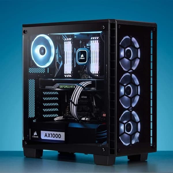 PCIe-kabel - CORSAIR - Premium Individual Sleeved - 2 kontakter - Typ 4 - Blå