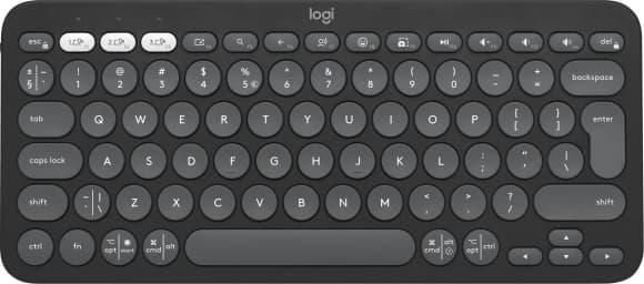 PC-tastatur, K380s Pebble Keys 2 (US) Graphite 920-011851, Logitech