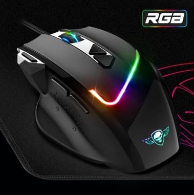 PC-mus, PRO-M3 Gaming-mus + Musmatta Svart, Spirit Of Gamer