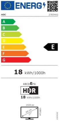 Bildskärm 27B3HA2 27" IPS 16:9, AOC