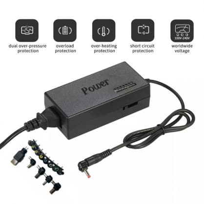 Tilbehør til PC GX-96W Universal Laptop Lader 13 Porter 96W Sort, Riff