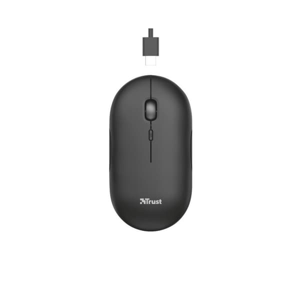 Mus usb optisk wrl/puck uppladdningsbar 24059, Trust