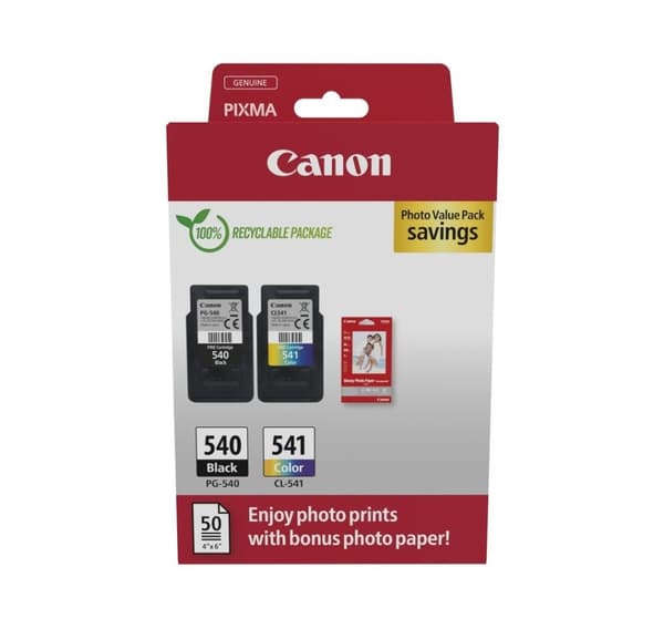 Canon blekkpatron PG-540/CL-541 Verdipakke