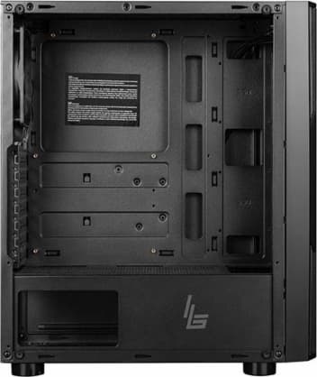 PC-fodral Agir Mesh+Glass USB 3.0 Svart, Logic Concept