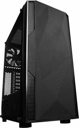 PC-fodral Agir Mesh+Glass USB 3.0 Svart, Logic Concept