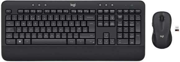 PC-tastatur MK545 (US) 920-008923, Logitech Sort