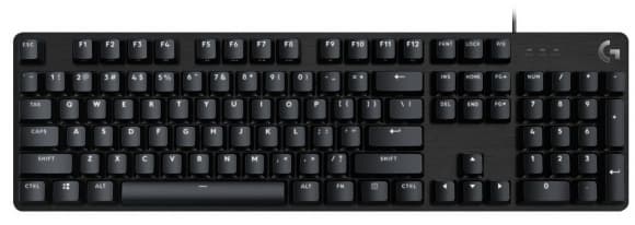 PC-tastatur G413 SE Mekanisk spilltastatur med ledning Svart US 920-010437, Logitech Sort