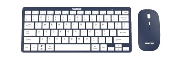 PC-tangentbord Tastiera Con Navy, Pantone Marinblå