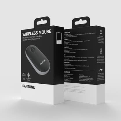 PC Mouse Con Dongle Bk, Pantone