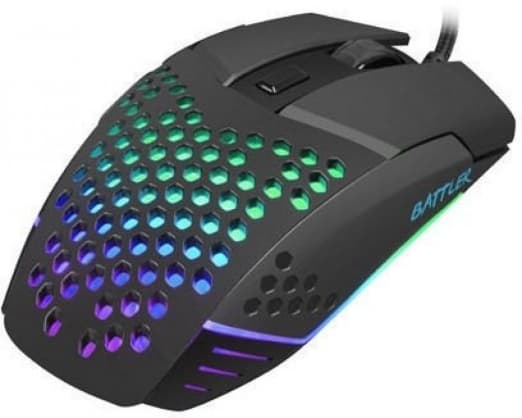 PC-mus Fury Battler Black, Natec Svart