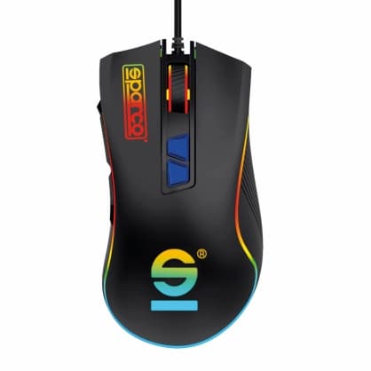 PC Mouse LINE, Sparco Svart
