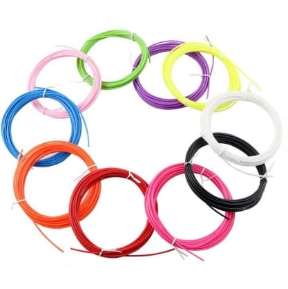 3D-utskrift penn abs filament med 10 farger 1,75 mm / 5m FUS3DFIL, Fusion tilbehør