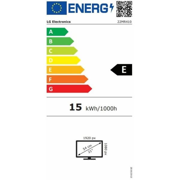 LCD-skjerm 22mr410-b (21,45", panel va, 1920x1080, 16:9, 100hz, 5 ms, tilt, farge svart, 22mr410-b), Lg
