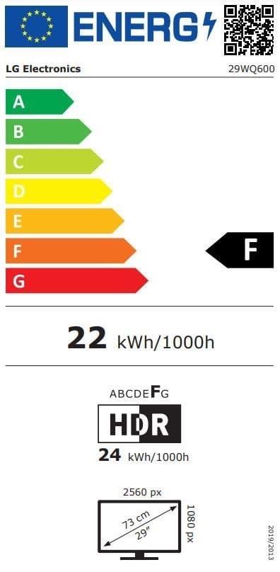 LCD-skærm 29wq600-w (29", 21 : 9, panel ips, 2560x1080, 21:9, 5 ms, højttalere, tilt, 29wq600-w), Lg
