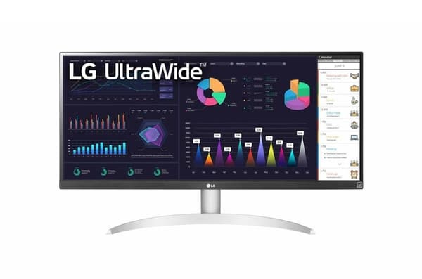 LCD-skærm 29wq600-w (29", 21 : 9, panel ips, 2560x1080, 21:9, 5 ms, højttalere, tilt, 29wq600-w), Lg