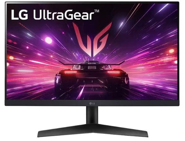 LCD-näyttö 24gs60f-b (24", peli, paneeli ips, 1920x1080, 16:9, matta, 1 ms, kallistus, väri musta, 24gs60f-b), LG musta