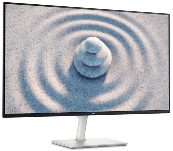 LCD-skærm s2725h (27", business, panel ips, 1920x1080, 16:9, 100hz, mat, 8 ms, højttalere, tilt, 210-bmhk), Dell Sort, Sølv