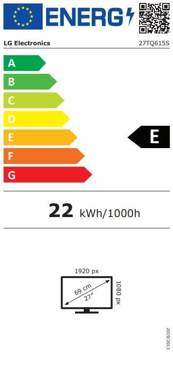 LCD-skærm 27tq615s-pz (27", TV-skærm, panel ips, 1920x1080, 16:9, 14 ms, højttalere, 27tq615s-pz), Lg