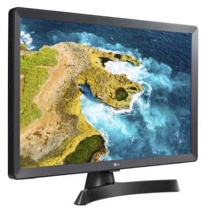 LCD-skjerm 24tq510s-pz (23,6", TV-skjerm/smart, 1366x768, 16:9, 14 ms, høyttalere, farge svart, 24tq510s-pz), Lg