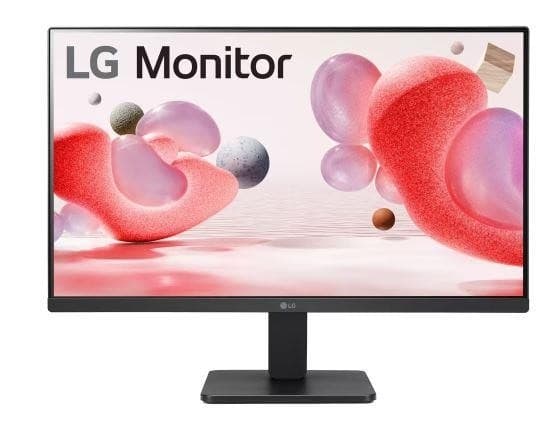 LCD-skjerm 24mr400-b (23,8", business, panel ips, 1920x1080, 16:9, 5 ms, tilt, farge svart, 24mr400-b), Lg Sort